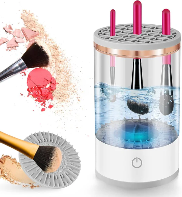 Limpiador De Brocha Pinceles Maquillaje Electrico Recargable