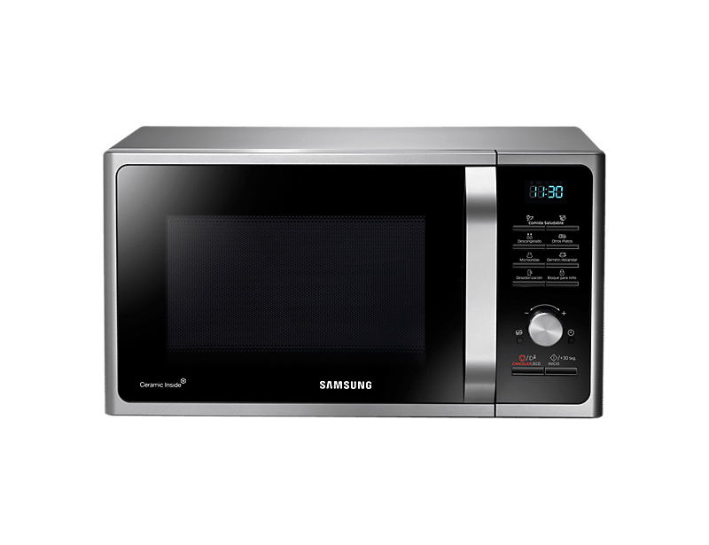 Microondas con Grill SILVER de Interior Cerámico - Samsung® 23L/28L