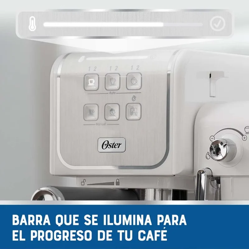Cafetera PrimaLatte™ Touch - Oster® BLANCO/NEGRO - Image 4