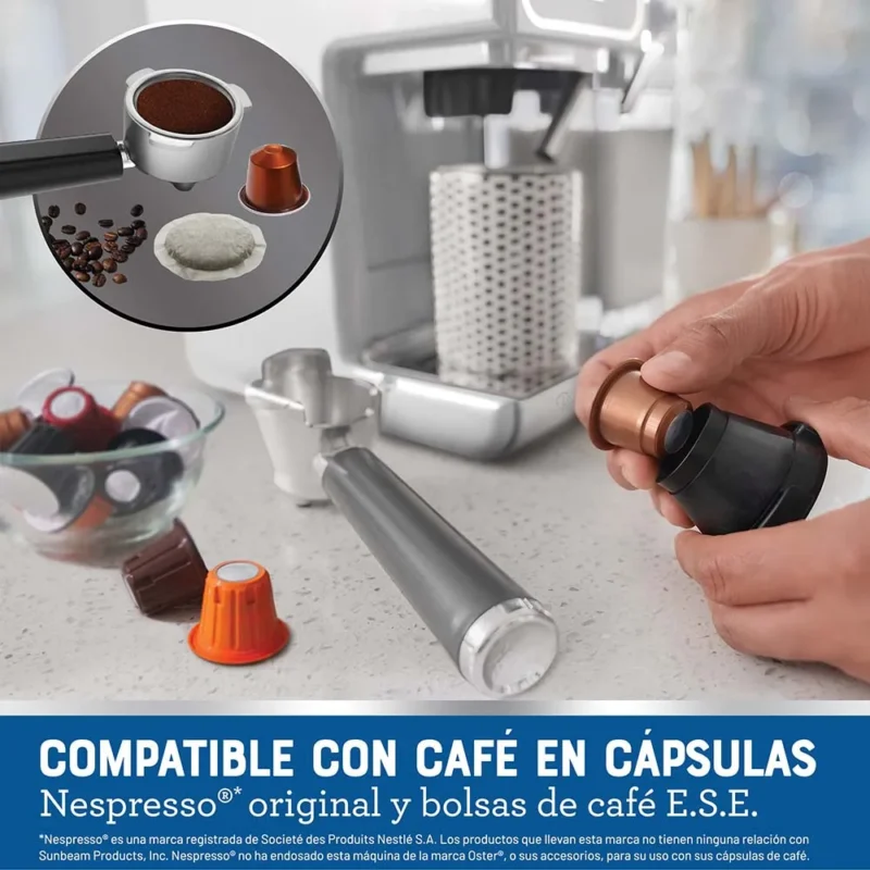 Cafetera PrimaLatte™ Touch - Oster® BLANCO/NEGRO - Image 5