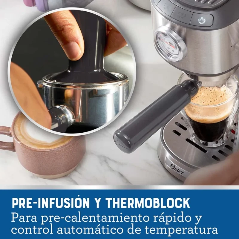 Nueva Cafetera Compacta de Espresso Oster® - Image 6