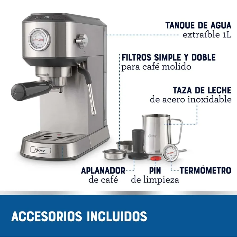 Nueva Cafetera Compacta de Espresso Oster® - Image 15