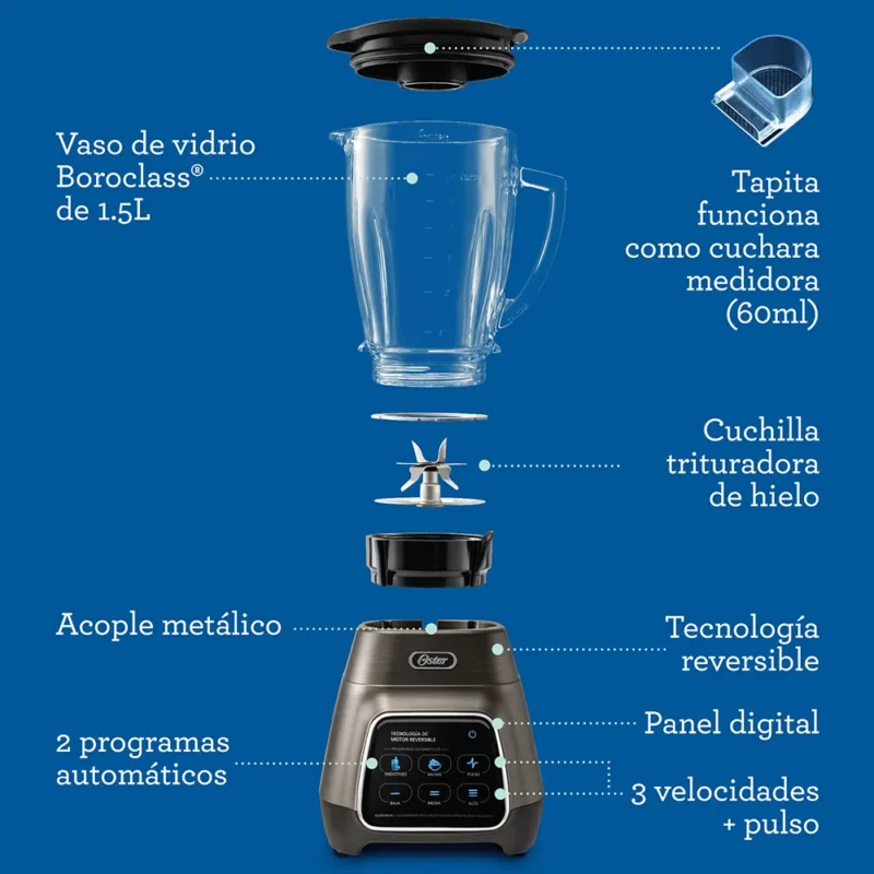 Licuadora con Programas Automáticos Oster® - Image 13