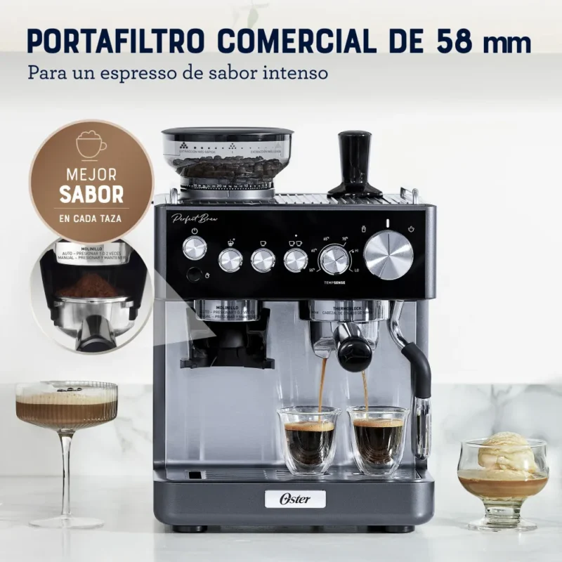 Cafetera Perfect Brew Grinder para Espresso Oster® - Image 4