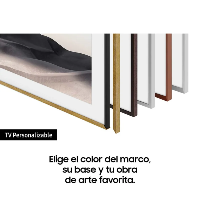 65" The Frame Art Mode 4K Smart TV LS03A + MARCO INTERCAMBIABLE THE FRAME - Samsung® BEIGE/NOGAL - Image 8