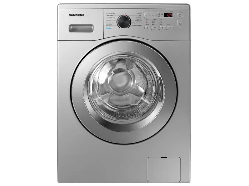 Lavarropas Automático Carga Frontal 7 Kg Inverter - Samsung® SILVER/BLANCO