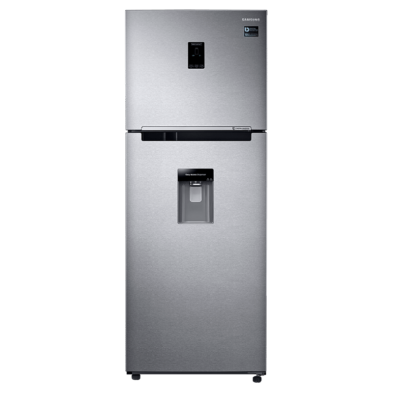 Heladera freezer superior No Frost inoxidable 382 Litros - Samsung® SILVER/NEGRA