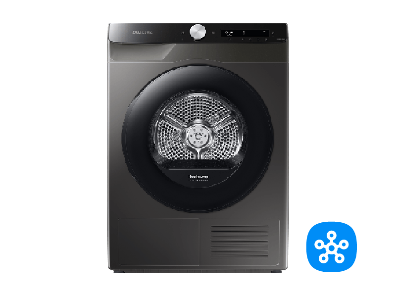 Secadora 9kg con control AI y tecnología Heat Pump DV90T - Samsung® BLANCO/INOX