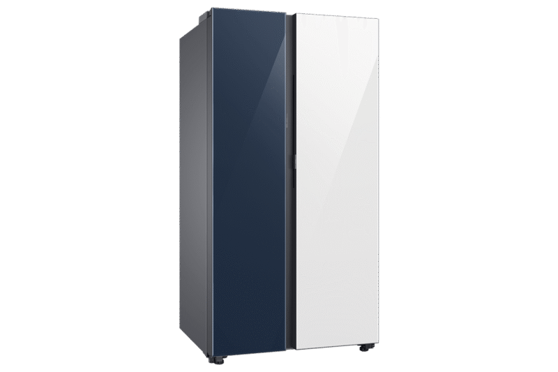 Heladera Bespoke Side By Side 590L con Auto Open Door - Samsung® Clean NAVY/WHITE-NAVY - Image 2