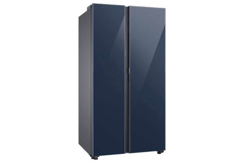 Heladera Bespoke Side By Side 590L con Auto Open Door - Samsung® Clean NAVY/WHITE-NAVY - Image 4