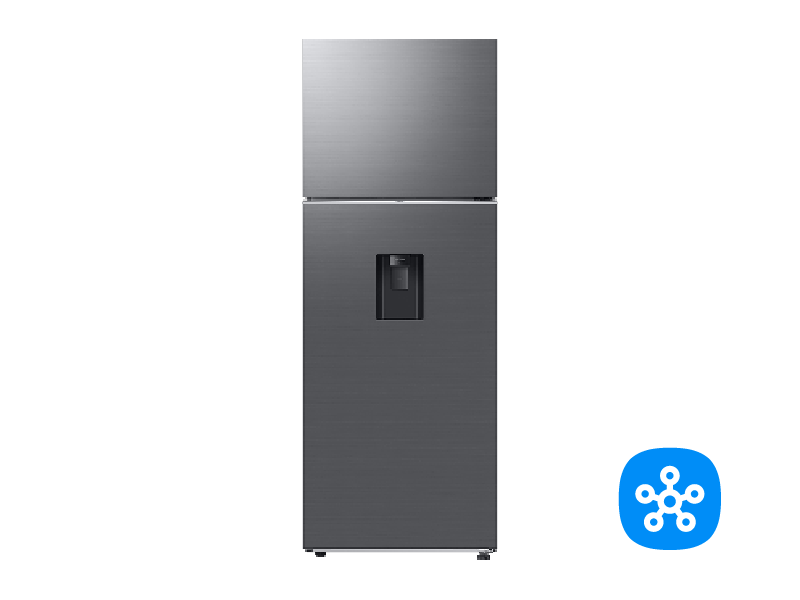 Heladera Freezer Superior con AI Energy Mode 517L - Samsung® SILVER/NEGRA