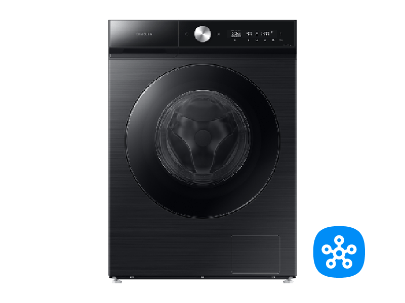 Lavasecarropas 9.5Kg con control IA y Ecobubble - Samsung® BLANCO/INOX