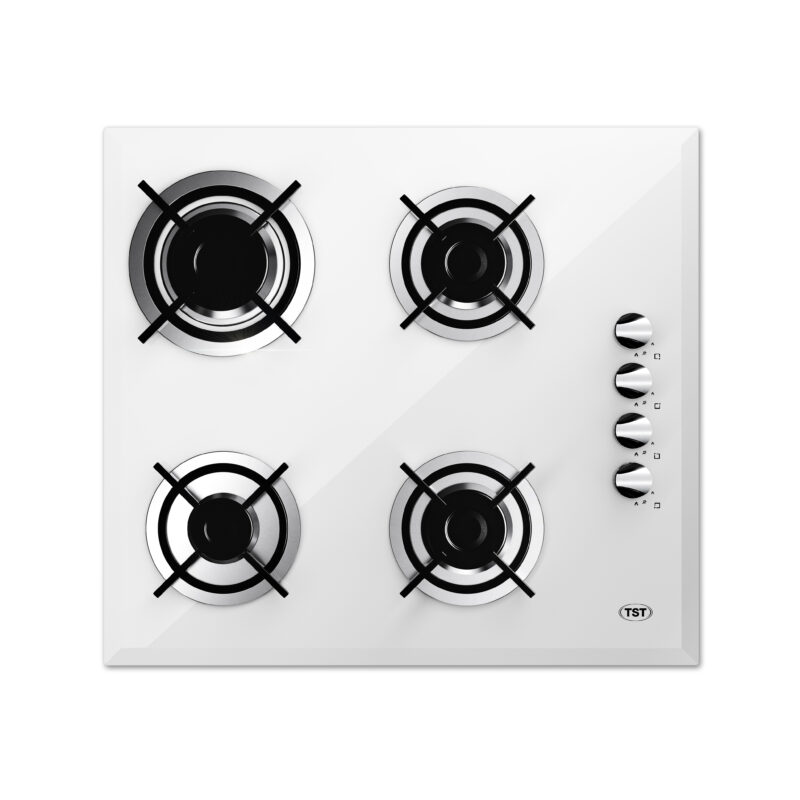 Anafe a Gas Spezia 4 HORNALLAS - BLANCO/NEGRO TST®