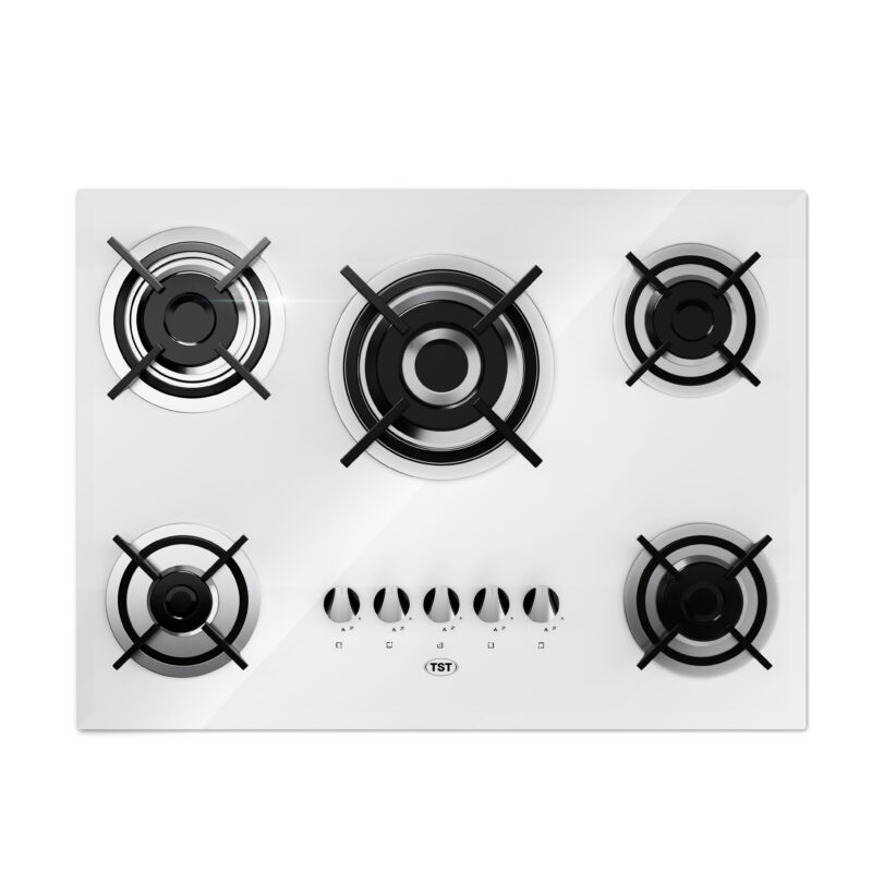 Anafe a Gas Spezia 5 HORNALLAS - BLANCO/NEGRO TST®