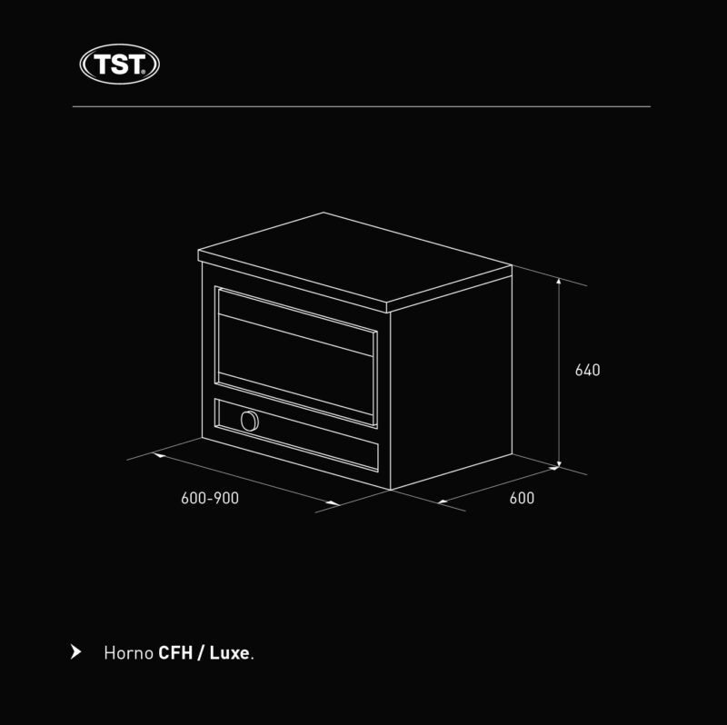 Horno a Gas Semi Industrial (2 medidas) - CFH TST® - Image 3
